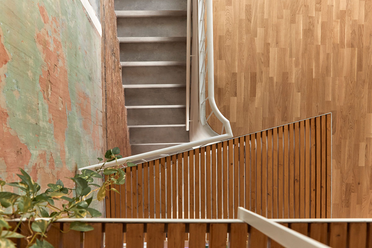 Casa del filósofo escaleras